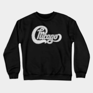 Chicago <<>> Distress Style Crewneck Sweatshirt